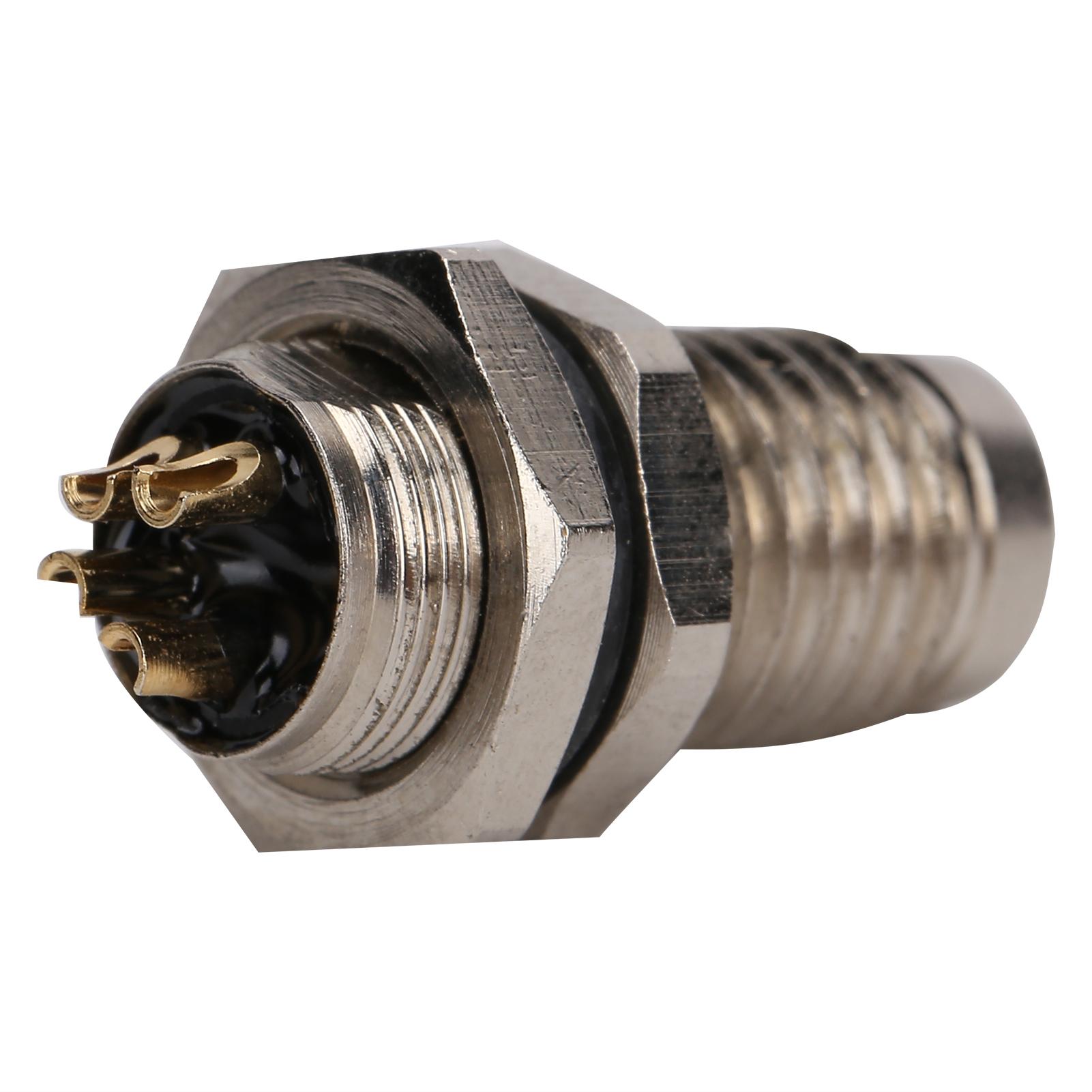 M8 Aviation 4Pin Plug Connector Metal Interface IP67 Brass Nickel Plated Shell for Socket
M8 Aviation 4Pin Plug Connector Metal Interface IP67 Brass Nickel Plated Shell for Socket