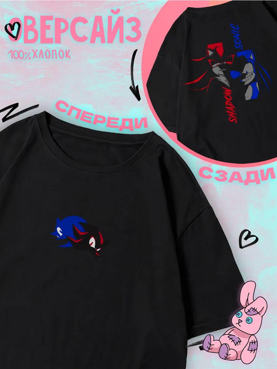 Oversized Sonic and Shadow T-shirt L
Oversized Sonic and Shadow T-shirt L