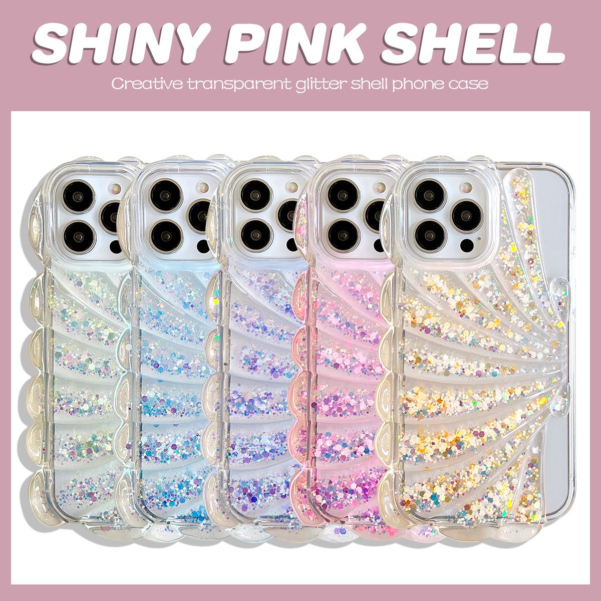 Summer Shell Luminous Glitter Powder Drop Glue Protective Cover for iPhone 13/14/15 Pro Max iPhone 13 Pro Max
Summer Shell Luminous Glitter Powder Drop Glue Protective Cover for iPhone 13/14/15 Pro Max iPhone 13 Pro Max