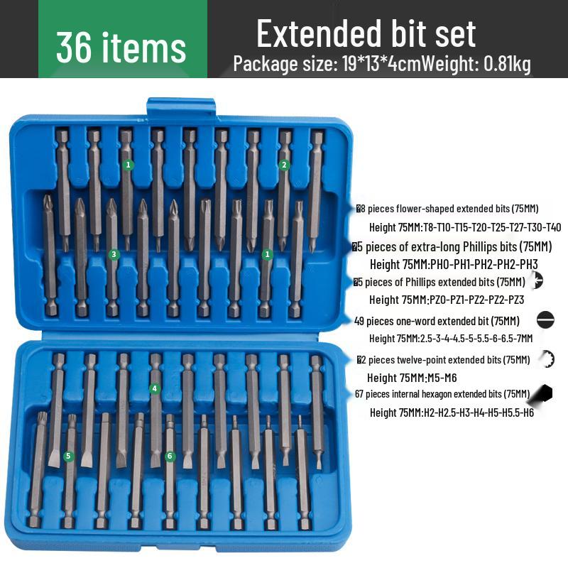 Triangle Mizi Multifunctional Electric Screwdriver Set with Phillips & Hexagonal Bits
Triangle Mizi Multifunctional Electric Screwdriver Set with Phillips & Hexagonal Bits