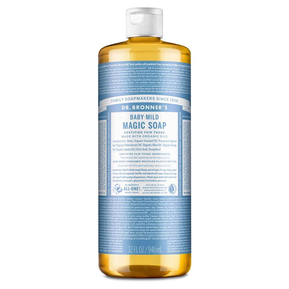 Magic Soap BA без запаха 946 мл органическое мыло Dr.. Броннерс (детское мягкое)
Magic Soap BA без запаха 946 мл органическое мыло Dr.. Броннерс (детское мягкое)