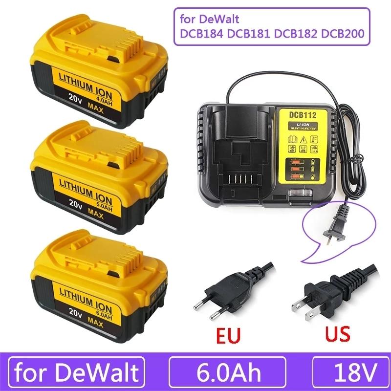 Новый аккумулятор 18 В 6 .0ah Max Xr 18650, электроинструмент Vervanging Voor Dewalt Dcb184 Dcb181 Dcb182 Dcb200 20 В 6 А 18 В Accu Met Lader
Новый аккумулятор 18 В 6 .0ah Max Xr 18650, электроинструмент Vervanging Voor Dewalt Dcb184 Dcb181 Dcb182 Dcb200 20 В 6 А 18 В Accu Met Lader
