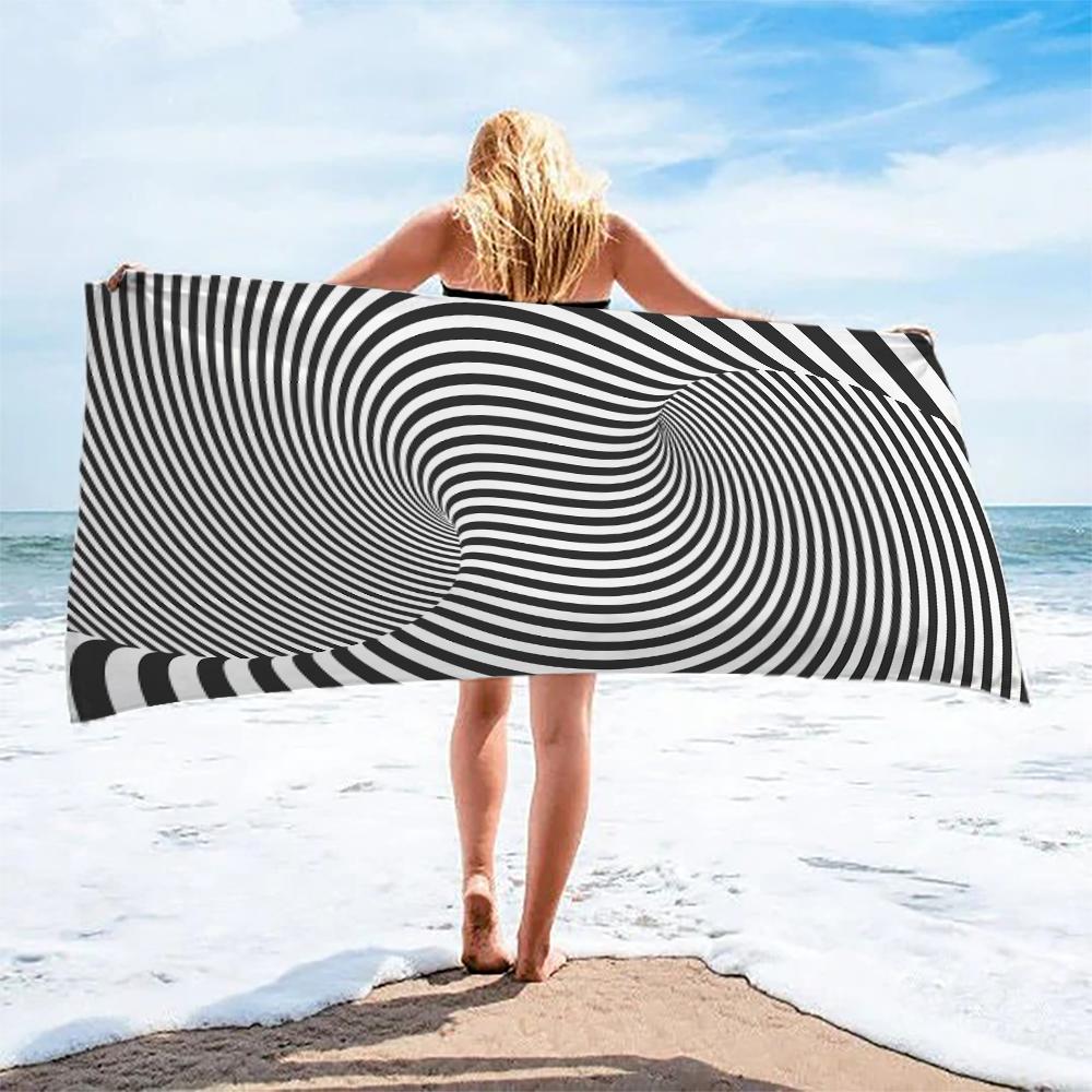 3D Vortex Illusion Microfiber Printed Beach Towel Mountain Climbing Yoga Beach Swimming Running Absorbent Soft Towel W40*H60(CM)
3D Vortex Illusion Microfiber Printed Beach Towel Mountain Climbing Yoga Beach Swimming Running Absorbent Soft Towel W40*H60(CM)