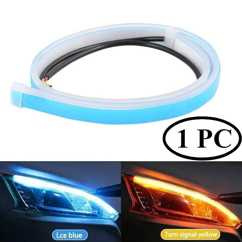 45/30cm Car DRL Flexible Waterproof Headlight LED Strip Universal Auto Headlights RGB Turn Signal Yellow Brake Flow Lights 30cm-IB to Yl-1PC
45/30cm Car DRL Flexible Waterproof Headlight LED Strip Universal Auto Headlights RGB Turn Signal Yellow Brake Flow Lights 30cm-IB to Yl-1PC