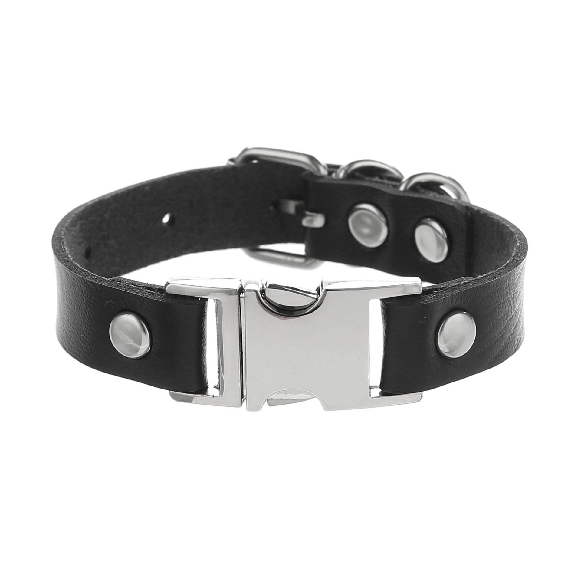 Punk Eye-Splice Buckle Studded Pu Leather Bracelets Spiked Cuffs Black Wristband Men Women Goth Jewelry Gothic Emo Accessories
Punk Eye-Splice Buckle Studded Pu Leather Bracelets Spiked Cuffs Black Wristband Men Women Goth Jewelry Gothic Emo Accessories