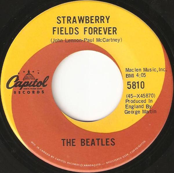 7-дюймовая пластинка BEATLES Strawberry Fields Forever Penny L 5810 Capitol Records 1967 Канада Рок Б/у
7-дюймовая пластинка BEATLES Strawberry Fields Forever Penny L 5810 Capitol Records 1967 Канада Рок Б/у