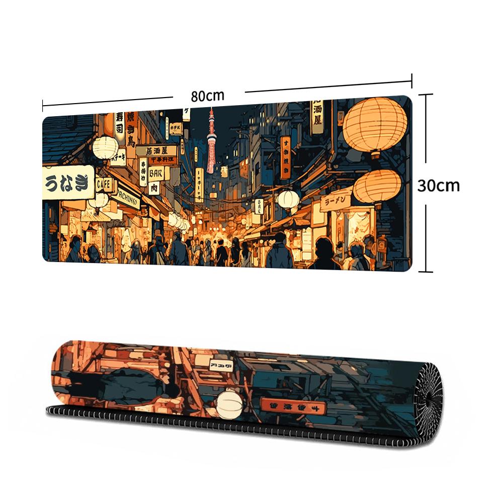 Коврик для мыши в стиле японского аниме, очень большой игровой коврик для мыши в стиле киберпанк, фэнтези-анимации, нескользящий настольный коврик, 800x300x3 мм
Коврик для мыши в стиле японского аниме, очень большой игровой коврик для мыши в стиле киберпанк, фэнтези-анимации, нескользящий настольный коврик, 800x300x3 мм
