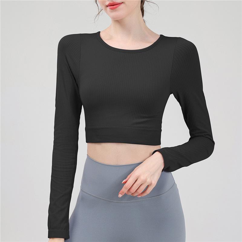 Женская одежда для йоги высокой ценности: Эластичный спортивный топ с нагрудными вкладышами, приталенный, с длинными рукавами, идеально подходит для весеннего фитнеса. Large чёрный
Женская одежда для йоги высокой ценности: Эластичный спортивный топ с нагрудными вкладышами, приталенный, с длинными рукавами, идеально подходит для весеннего фитнеса. Large чёрный