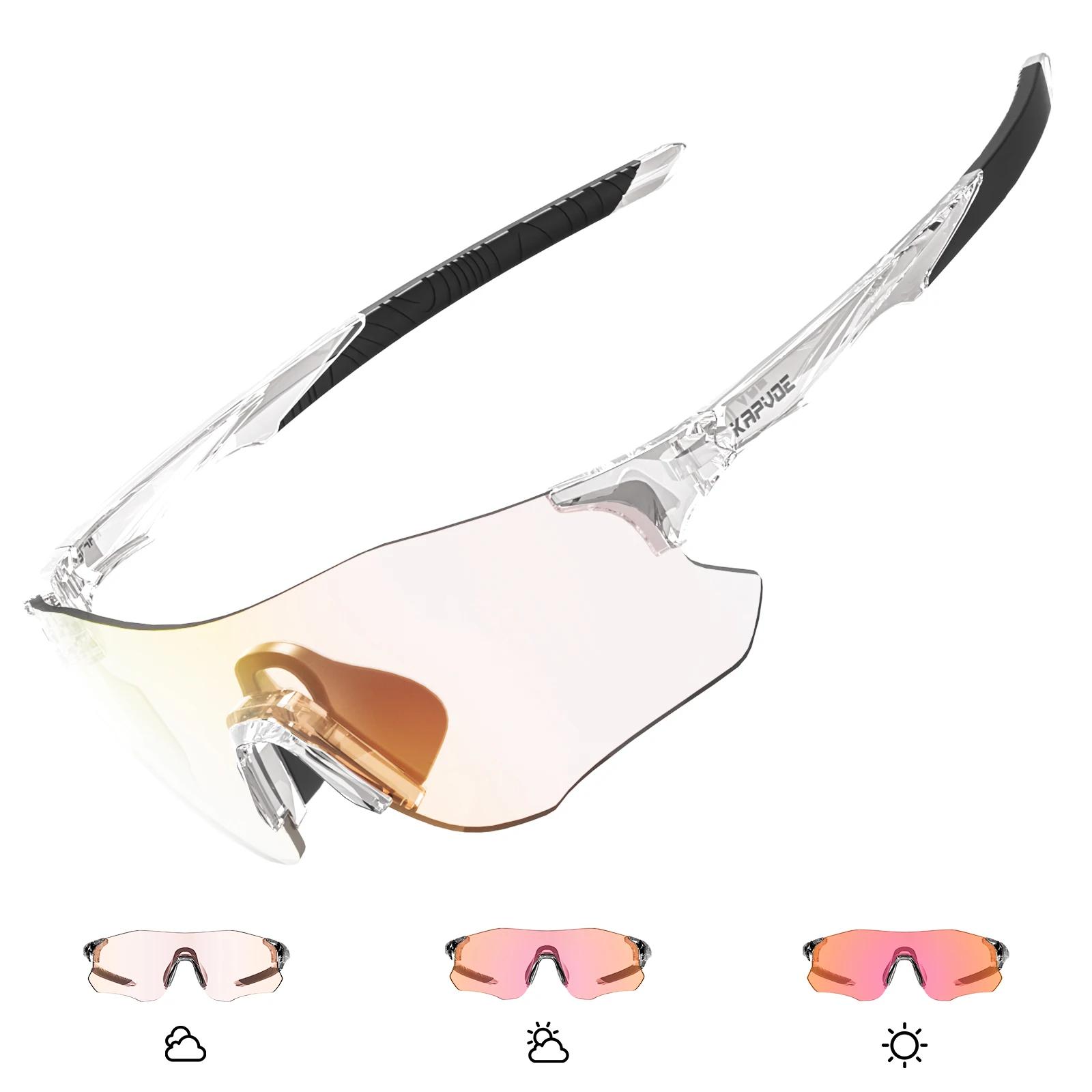 Kapvoe Photochromic Running Sunglasses Lightweight Sports Glasses for Men Marathon Cycling Mountain Bicycle Goggles Eyewear Red Photochromic lens
Kapvoe Photochromic Running Sunglasses Lightweight Sports Glasses for Men Marathon Cycling Mountain Bicycle Goggles Eyewear Red Photochromic lens