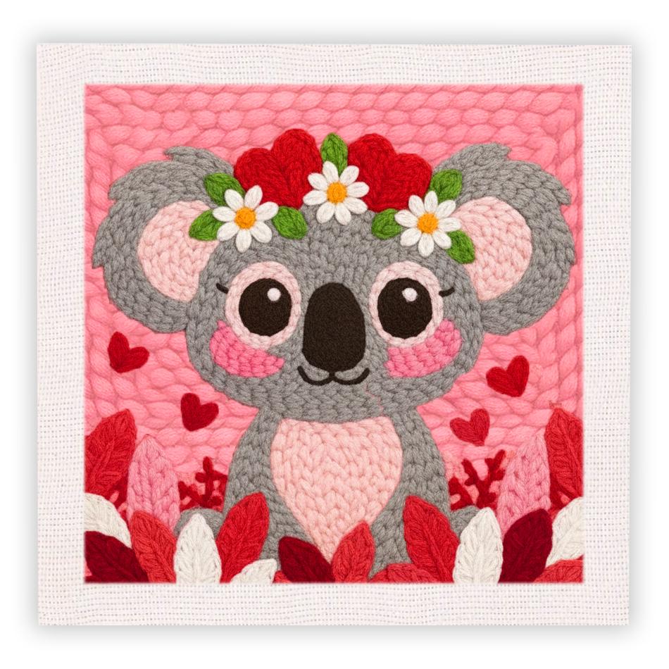25*25cm frame Punch Needle Embroidery Kit for Beginners Adult Cute Animal Punch Needle Kit Handcraft crafts for adults Diy Gift
25*25cm frame Punch Needle Embroidery Kit for Beginners Adult Cute Animal Punch Needle Kit Handcraft crafts for adults Diy Gift