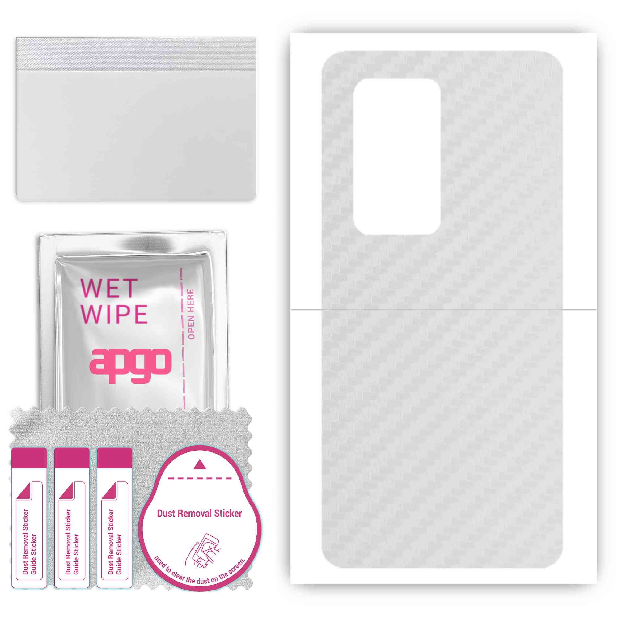 apgo Захисна наклейка для задньої панелі, сумісна з Huawei P40 Pro Plus, Wrap Film, Foil, Vinyl - Pattern Transparent Carbon
apgo Захисна наклейка для задньої панелі, сумісна з Huawei P40 Pro Plus, Wrap Film, Foil, Vinyl - Pattern Transparent Carbon