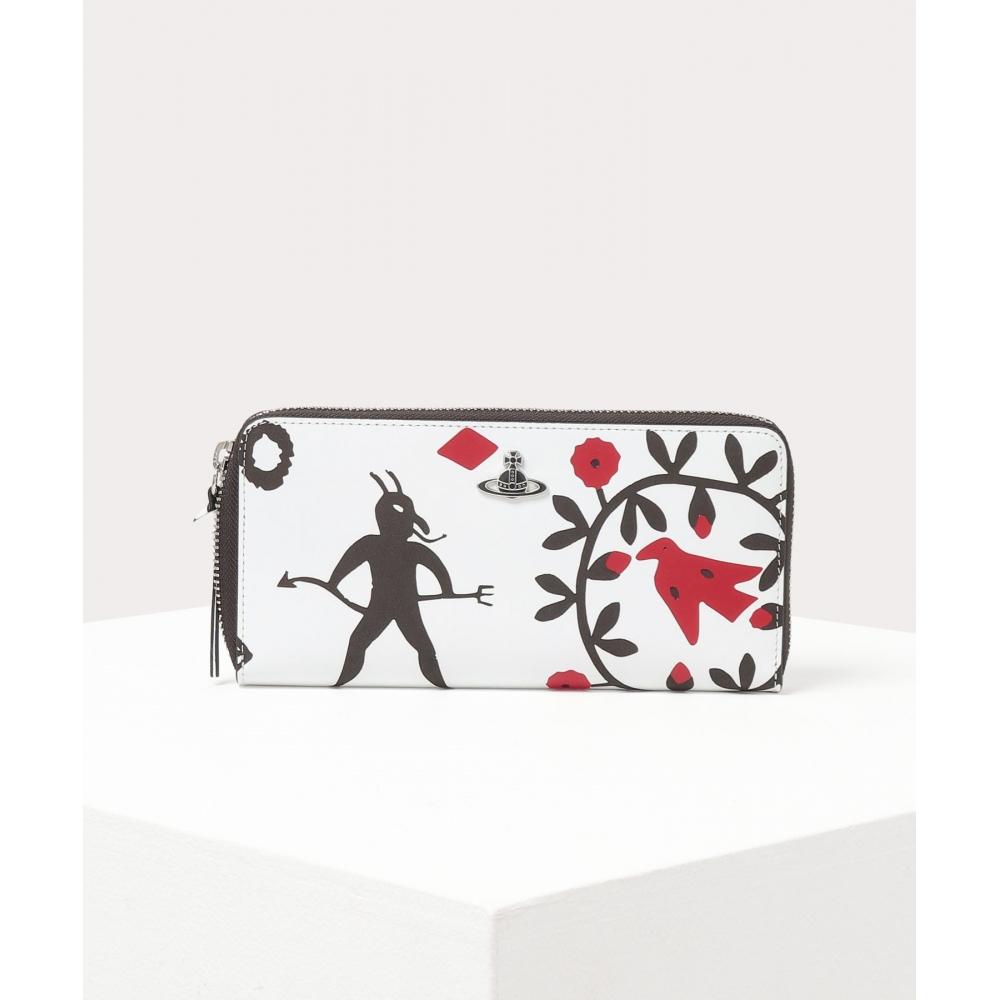 Vivienne Westwood Japan CLOWN PRINT ROUND ZIPPER WALLET 3118DT1 
Vivienne Westwood Japan CLOWN PRINT ROUND ZIPPER WALLET 3118DT1