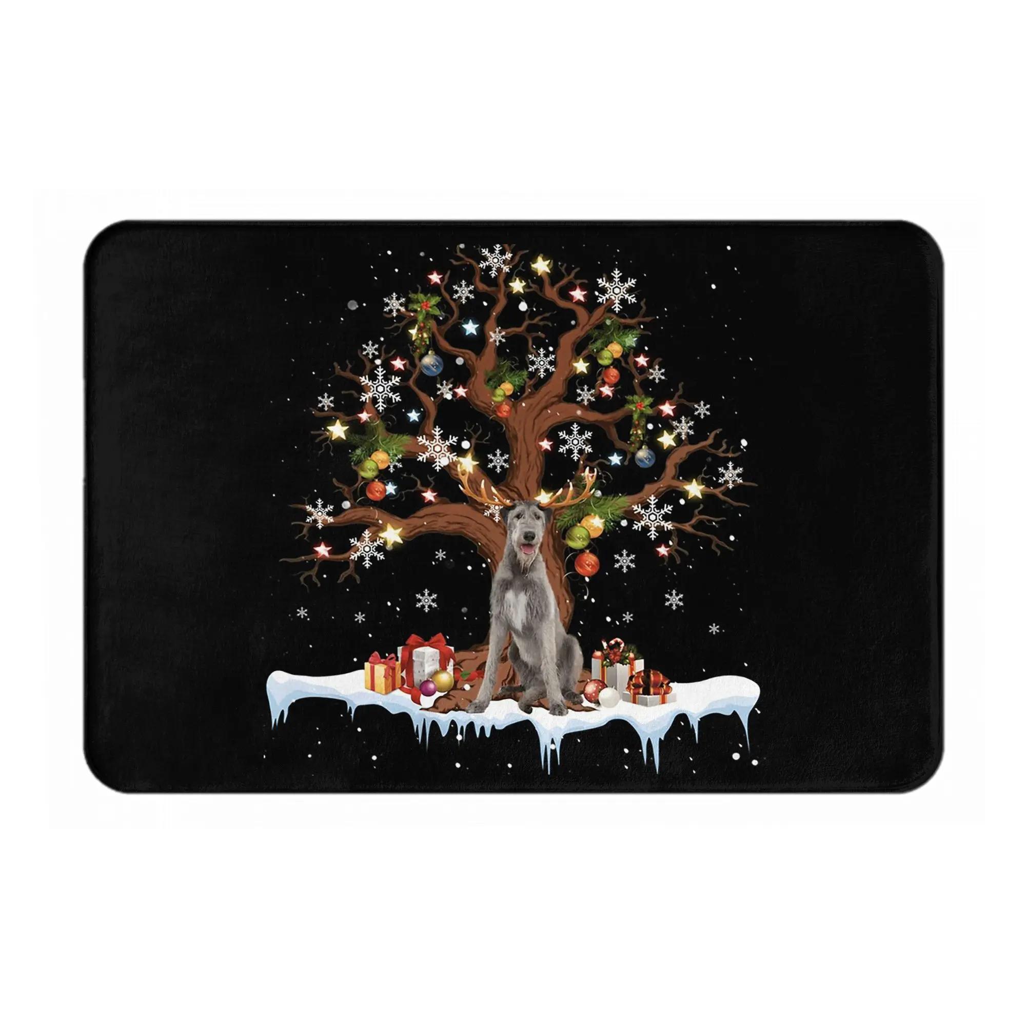 Irish Wolfhound Reindeer Ornats Anti-slip Doormat Floor Mat Antiwear Carpet Rug for Kitchen Entrance Home Bedroom Footpad Mats 60cm x 90cm
Irish Wolfhound Reindeer Ornats Anti-slip Doormat Floor Mat Antiwear Carpet Rug for Kitchen Entrance Home Bedroom Footpad Mats 60cm x 90cm