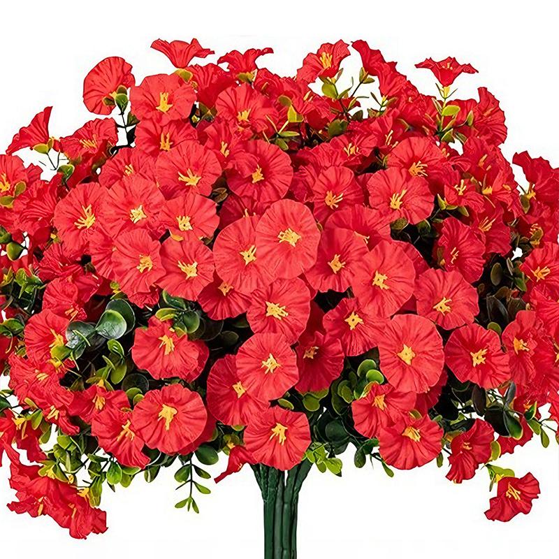 4Bundles Artificial Flowers Fake Silk Morning Glory Flower Eucalyptus Plants UV Resistant Garden Summer House Outdoor Decoration 4Bundles красный
4Bundles Artificial Flowers Fake Silk Morning Glory Flower Eucalyptus Plants UV Resistant Garden Summer House Outdoor Decoration 4Bundles красный