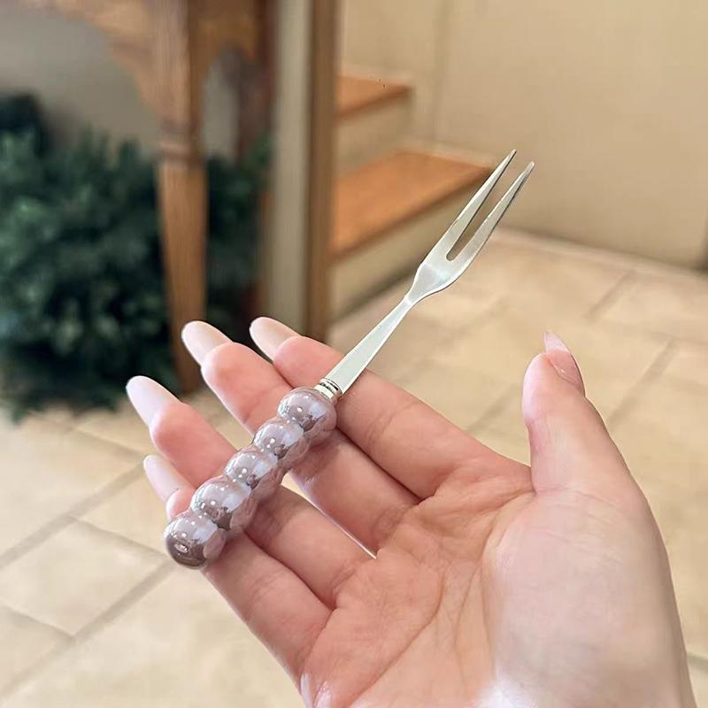 Stainless Steel Dinner Fork Long Handle Table Forks Set Korean Cutlery Four Tine Salad Dessert Fruit Forks Kitchen фіолетовий
Stainless Steel Dinner Fork Long Handle Table Forks Set Korean Cutlery Four Tine Salad Dessert Fruit Forks Kitchen фіолетовий