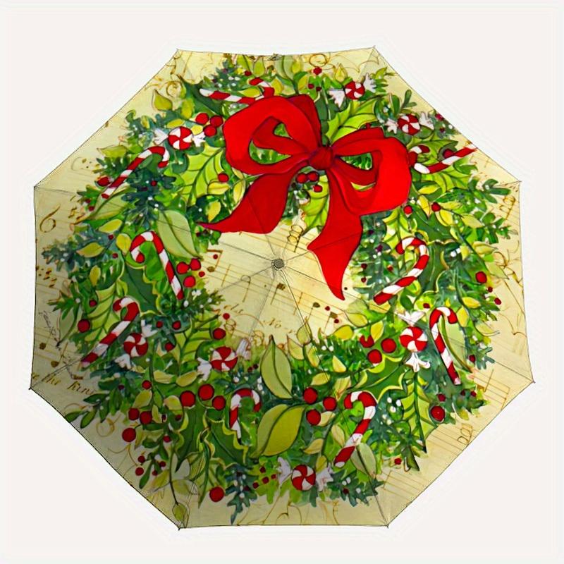 1pc Christmas Wreath Pattern Automatic Opening/Closing Folding Umbrella with 14 Ribs, Plastic Handle, Windproof Portable Sunshade Umbrella y250726054
1pc Christmas Wreath Pattern Automatic Opening/Closing Folding Umbrella with 14 Ribs, Plastic Handle, Windproof Portable Sunshade Umbrella y250726054