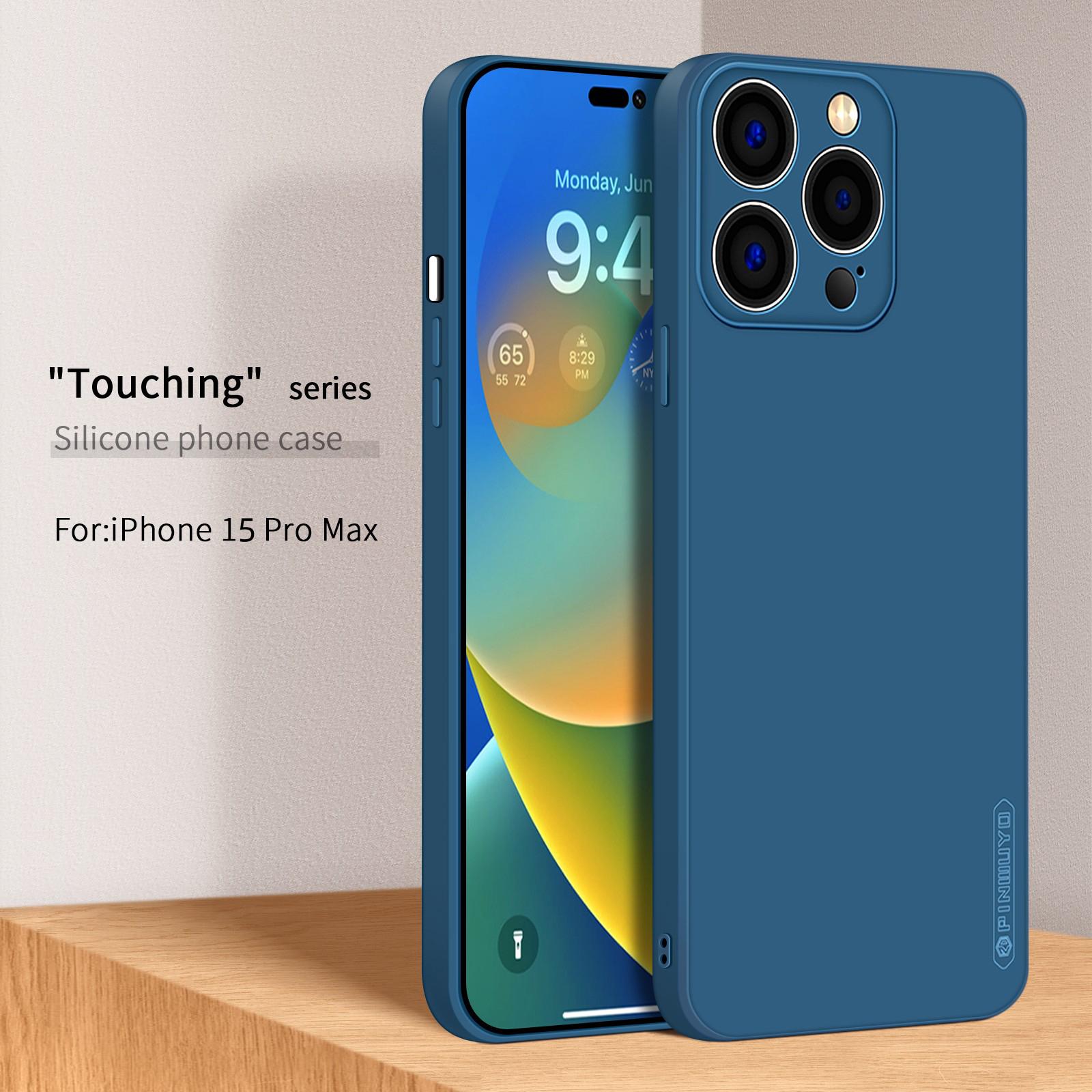 PINWUYO For iPhone 15 Pro Max Anti-Drop Phone Case Precise Cutouts Soft TPU Cover Dark Blue
PINWUYO For iPhone 15 Pro Max Anti-Drop Phone Case Precise Cutouts Soft TPU Cover Dark Blue