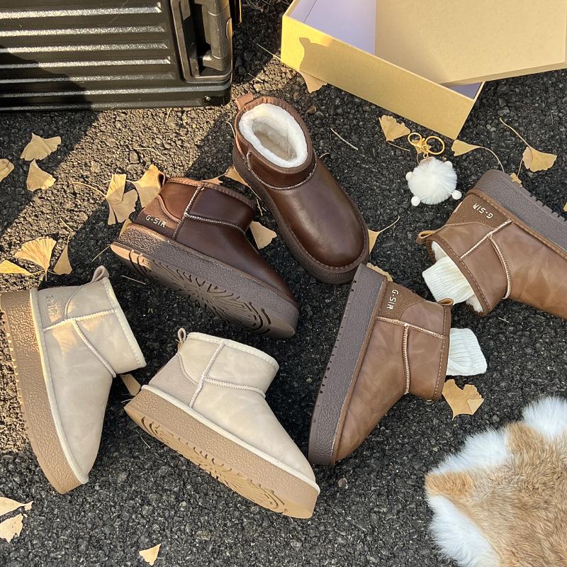 Winter warm short boots women s spot velvet thickened snow boots women s casual fashion thick-soled low-top cotton shoes tide 40 коричневий
Winter warm short boots women s spot velvet thickened snow boots women s casual fashion thick-soled low-top cotton shoes tide 40 коричневий