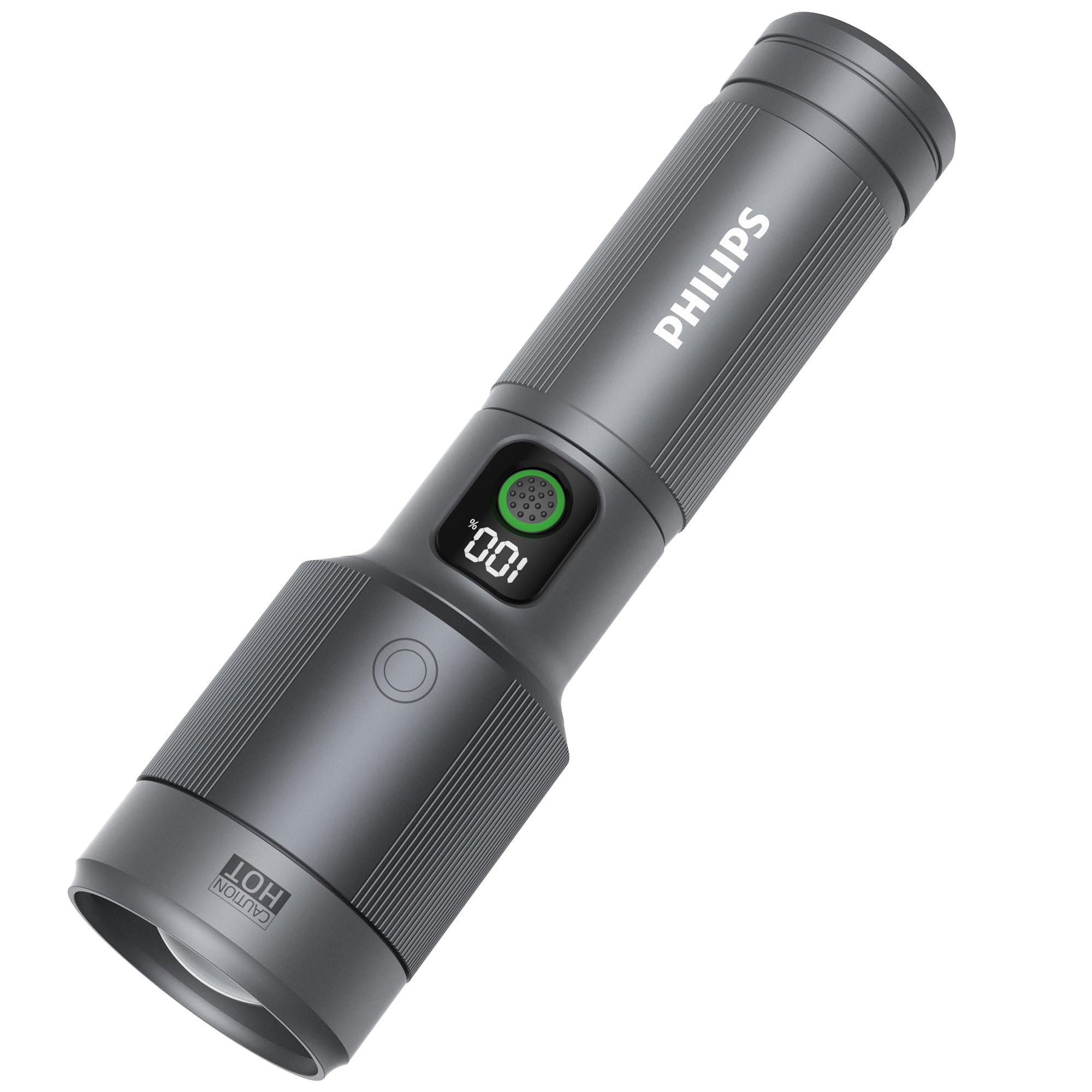 PHILIPS SFL5101 LED High 2150 700 Meter 5 Dimming Focus IP55 Aluminum Alloy Perfect for Outdoor Disaster and Power Outages Flashlight, Large,
PHILIPS SFL5101 LED High 2150 700 Meter 5 Dimming Focus IP55 Aluminum Alloy Perfect for Outdoor Disaster and Power Outages Flashlight, Large,