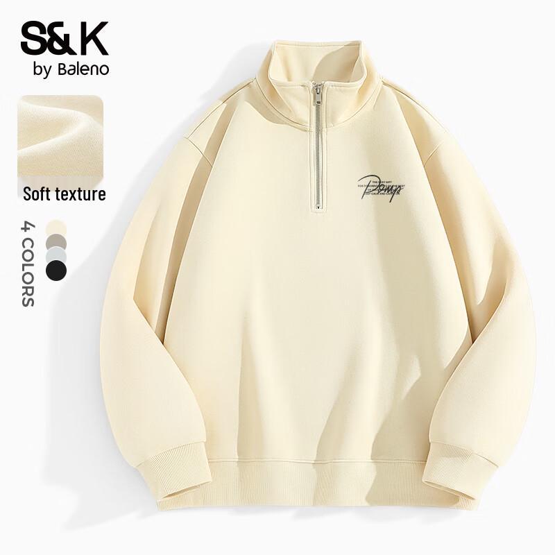 Baleno Men s S&K Series Stand Collar Letter Print Sweatshirt 2XL
Baleno Men s S&K Series Stand Collar Letter Print Sweatshirt 2XL