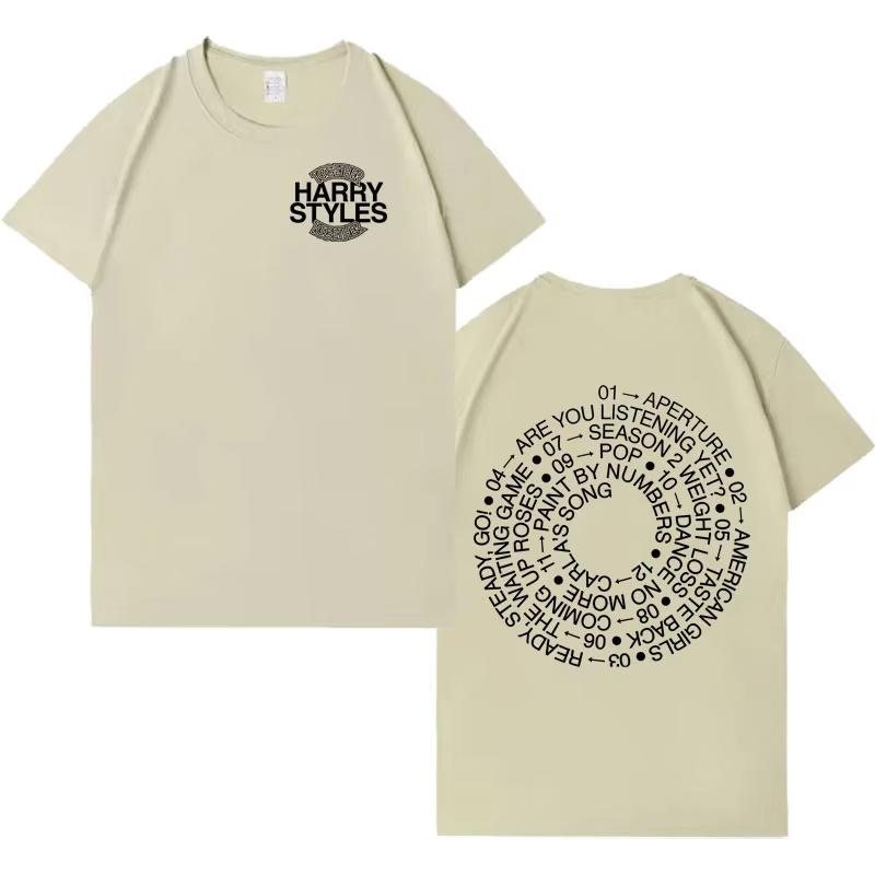 Singer HarryStyle 2026 New Album Letters Print Tshirts Cozy Hip Hop T Shirt Mens Women Fashion Casual Crewneck T Shrits 4XL
Singer HarryStyle 2026 New Album Letters Print Tshirts Cozy Hip Hop T Shirt Mens Women Fashion Casual Crewneck T Shrits 4XL