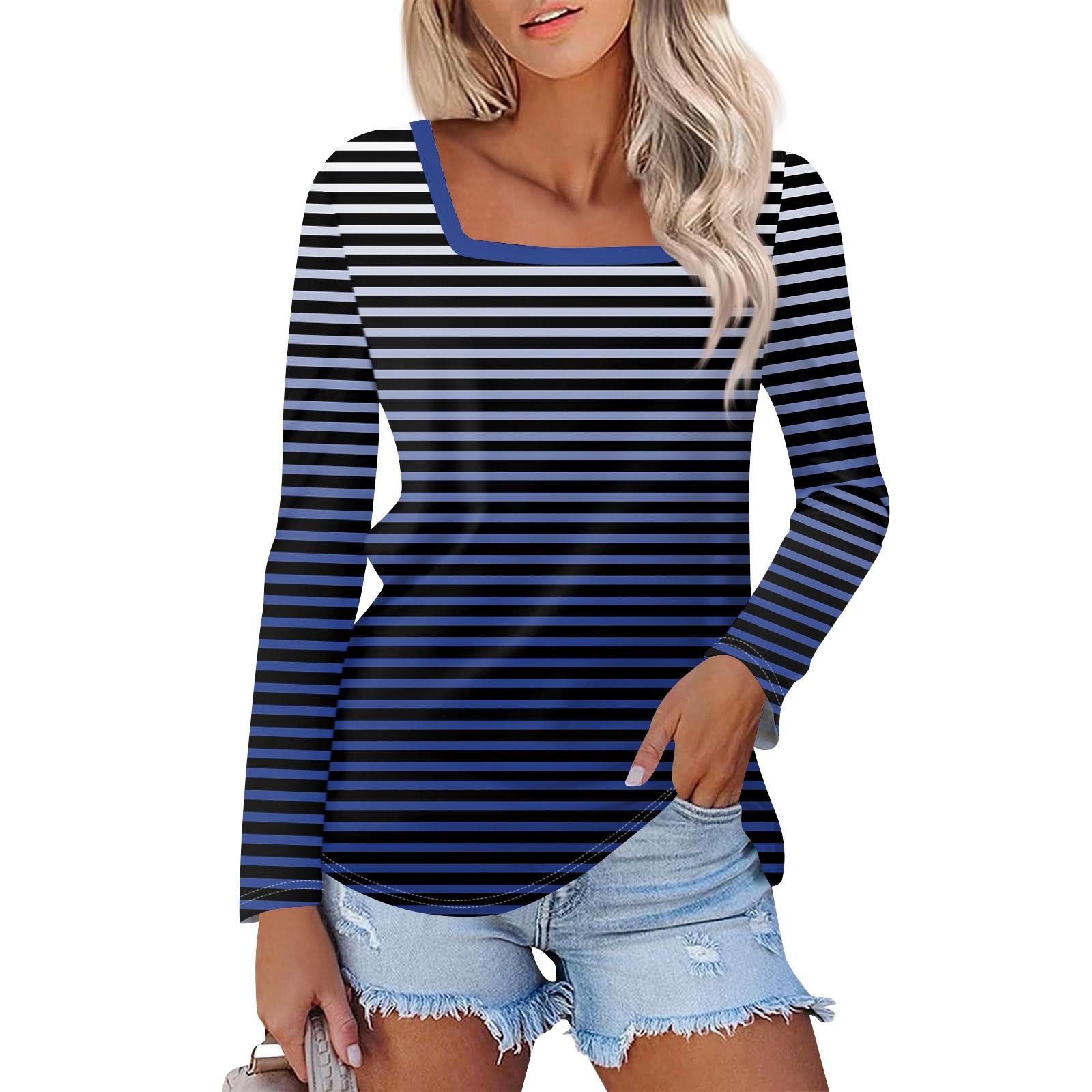 Жіноча модна повсякденна сорочка з квадратним вирізом і довгим рукавом, вільна футболка з принтом, жіночий топ XXXL
Жіноча модна повсякденна сорочка з квадратним вирізом і довгим рукавом, вільна футболка з принтом, жіночий топ XXXL