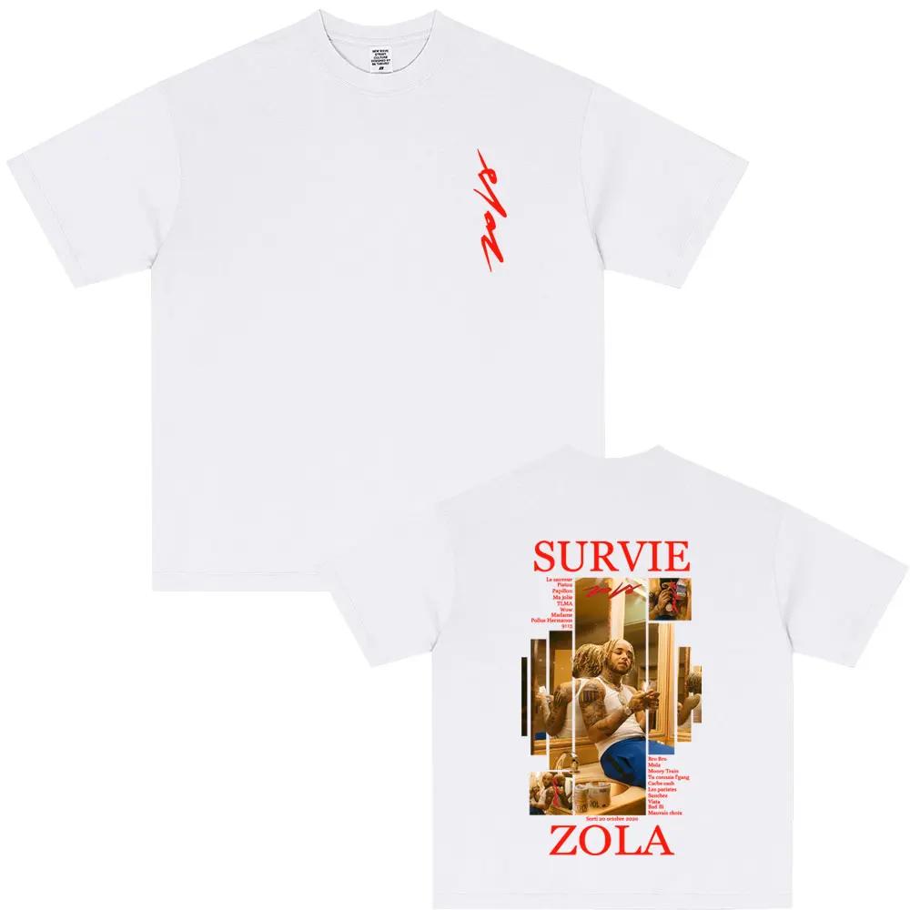 Rapper Zola Survie Graphic T Shirts Summer Male Casual Cotton T-shirt Men Women Hip Hop Fashion Pop Music Oversized Streetwear 4XL
Rapper Zola Survie Graphic T Shirts Summer Male Casual Cotton T-shirt Men Women Hip Hop Fashion Pop Music Oversized Streetwear 4XL