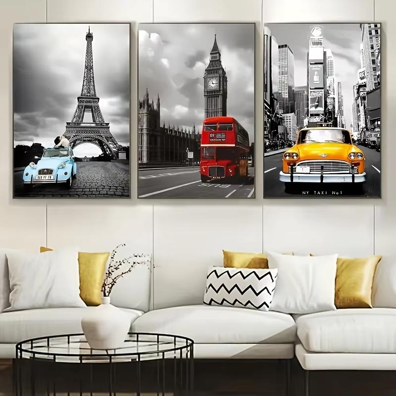 3 Sets of Canvas Posters, Tower, Sports Car, Red Bus, Black And White City Landscape, Beautiful Home Decoration, Gift for Friend (as the picture,20x30cm-3pcs)
3 Sets of Canvas Posters, Tower, Sports Car, Red Bus, Black And White City Landscape, Beautiful Home Decoration, Gift for Friend (as the picture,20x30cm-3pcs)