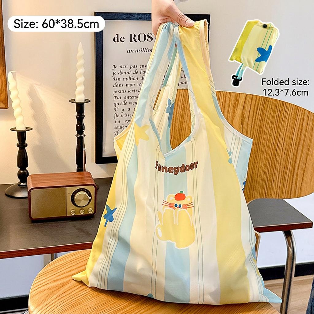 Large Capacity Foldable Shopping Bag Waterproof Grocery Tote Bag Portable Travel Shoulder Bag Reusable Handbag Pouch L60xW38.5 cm
Large Capacity Foldable Shopping Bag Waterproof Grocery Tote Bag Portable Travel Shoulder Bag Reusable Handbag Pouch L60xW38.5 cm