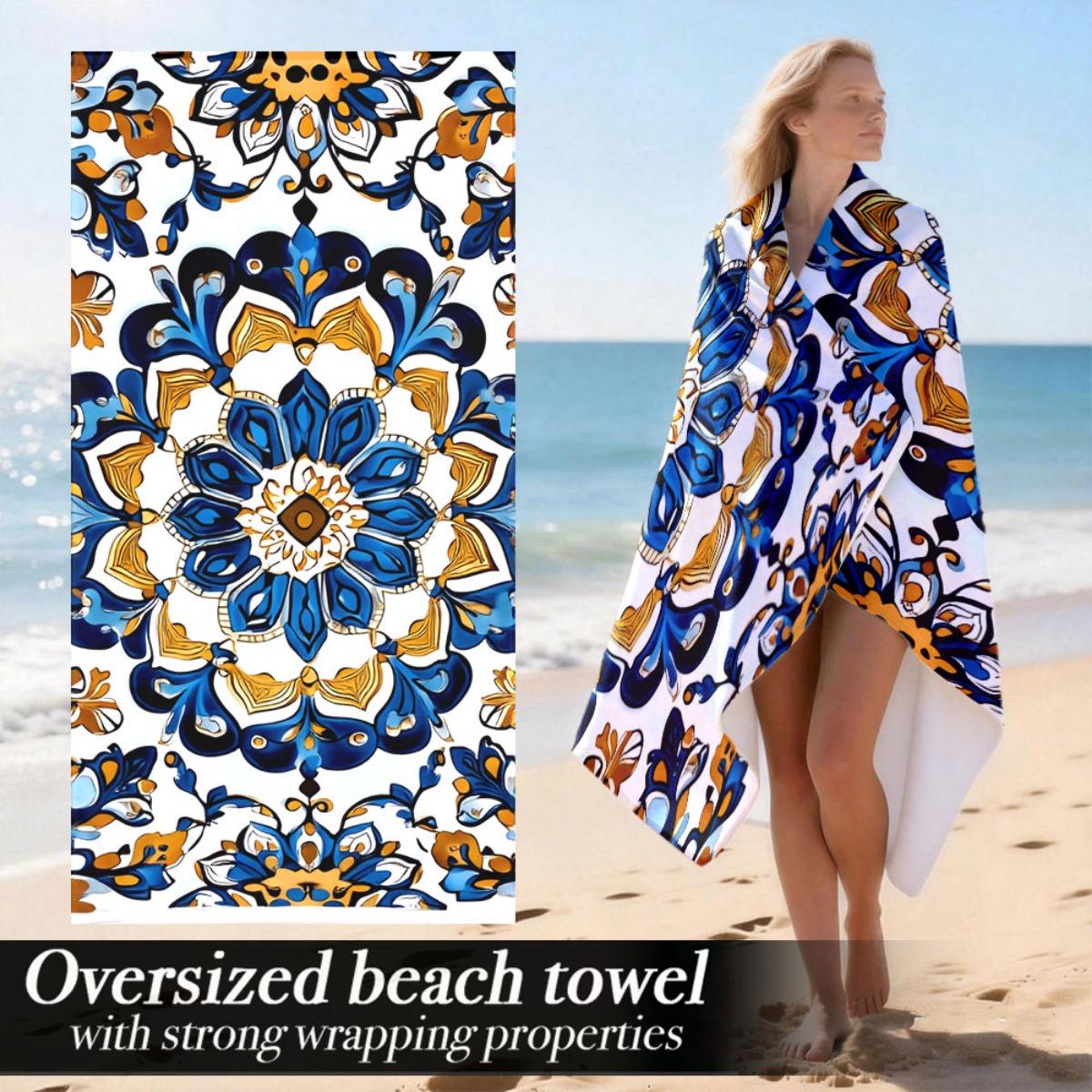 Extra Large Plush Absorbent Luxury Oversized Beach Towel | Strong Wrapping Properties, Suitable For Camping, Yoga, Polyester, Vi W30*H60(CM)
Extra Large Plush Absorbent Luxury Oversized Beach Towel | Strong Wrapping Properties, Suitable For Camping, Yoga, Polyester, Vi W30*H60(CM)