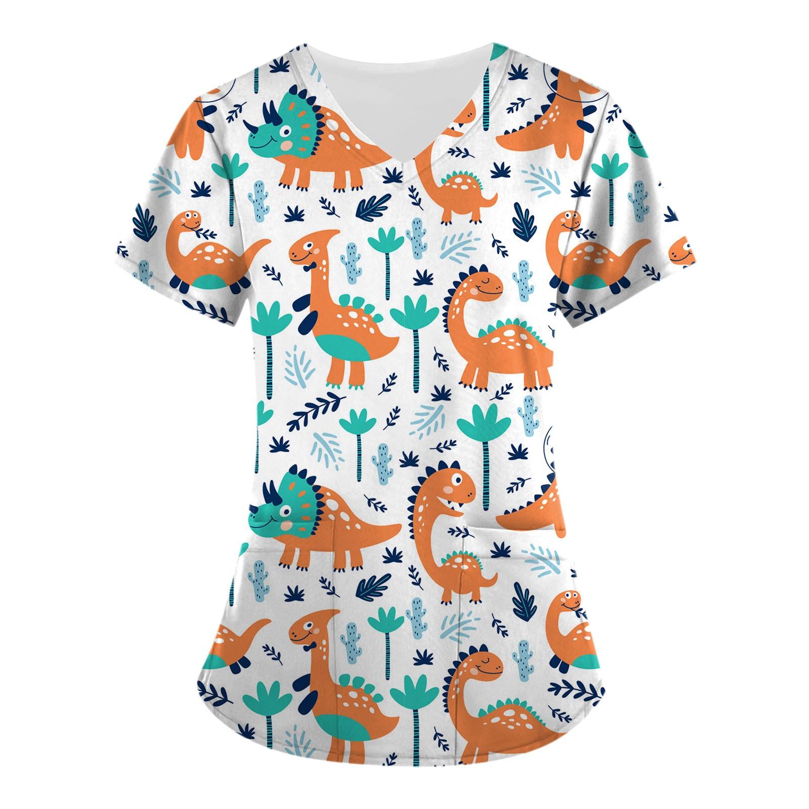 Женские топы с короткими рукавами и v-образным вырезом с милыми животными, рабочая блузка с карманами XXXL оранжевый
Женские топы с короткими рукавами и v-образным вырезом с милыми животными, рабочая блузка с карманами XXXL оранжевый