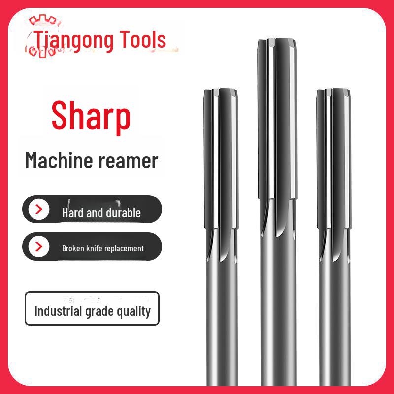 Tiangong H7 High Precision Steel Reamer, Straight Handle, 3-20mm, for Deburring and Chip Removal 6mm Reamer
Tiangong H7 High Precision Steel Reamer, Straight Handle, 3-20mm, for Deburring and Chip Removal 6mm Reamer