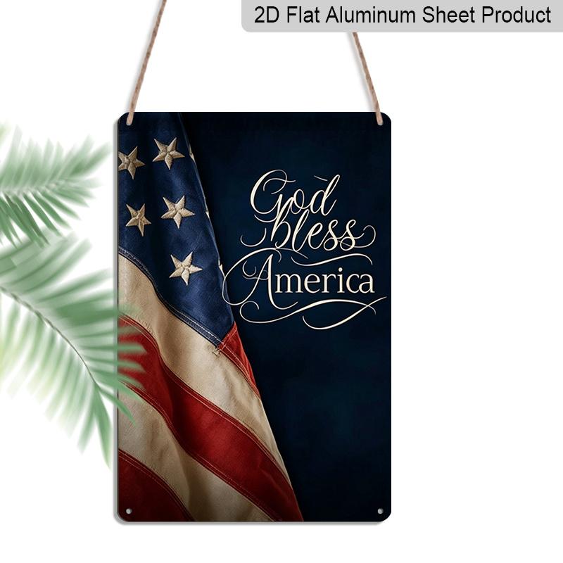 Плоский 2D Патриотический Металлический Знак God Bless America , Алюминиевое Настенное Искусство 8×12 Дюймов, Винтажный Дизайн Американского Флага, Прочный Декор ко Дню Памяти 20*30cm
Плоский 2D Патриотический Металлический Знак God Bless America , Алюминиевое Настенное Искусство 8×12 Дюймов, Винтажный Дизайн Американского Флага, Прочный Декор ко Дню Памяти 20*30cm