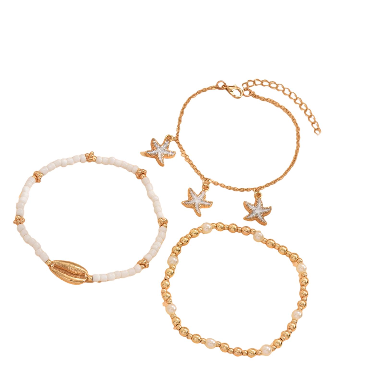 Adjustable Hawaiian Styles Anklet Trio Shell Bead Layer Chain Beach Jewelry for Women Casual Wear
Adjustable Hawaiian Styles Anklet Trio Shell Bead Layer Chain Beach Jewelry for Women Casual Wear