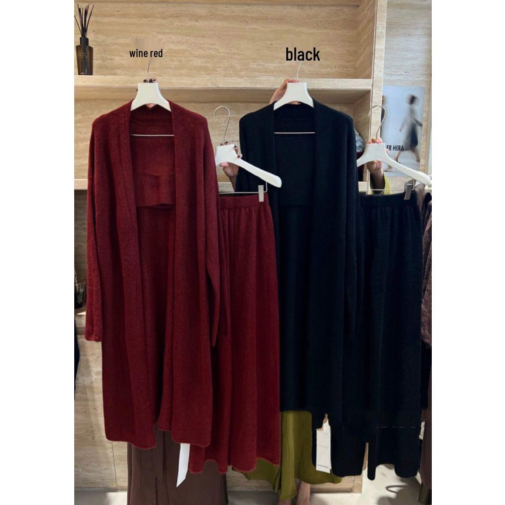 Women s Korean Style Slimming Autumn Winter Knit Sweater Set: Cardigan, Bandeau, Pants XL (Recommended for 67.5-72.5 kg)
Women s Korean Style Slimming Autumn Winter Knit Sweater Set: Cardigan, Bandeau, Pants XL (Recommended for 67.5-72.5 kg)