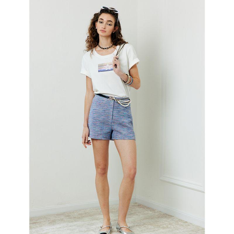 BNN Yinhuafu Third Anniversary/ Jardin Monet Italy Luxury Brand Same Origin Sequin Classic Style Vest/Shorts Purple-shorts L
BNN Yinhuafu Third Anniversary/ Jardin Monet Italy Luxury Brand Same Origin Sequin Classic Style Vest/Shorts Purple-shorts L