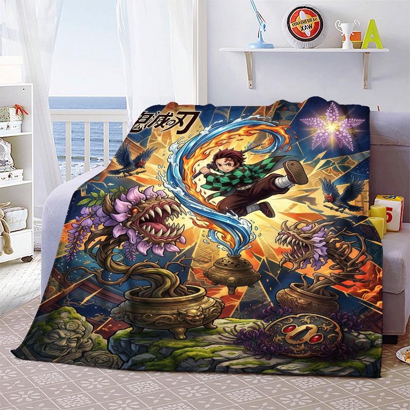 Demon Slayer Anime Flannel Blanket Soft Warm Plush Cozy Throw Blanket for Bed Couch Sofa Lightweight Winter Gift Decor -QJY 75x90cm
Demon Slayer Anime Flannel Blanket Soft Warm Plush Cozy Throw Blanket for Bed Couch Sofa Lightweight Winter Gift Decor -QJY 75x90cm