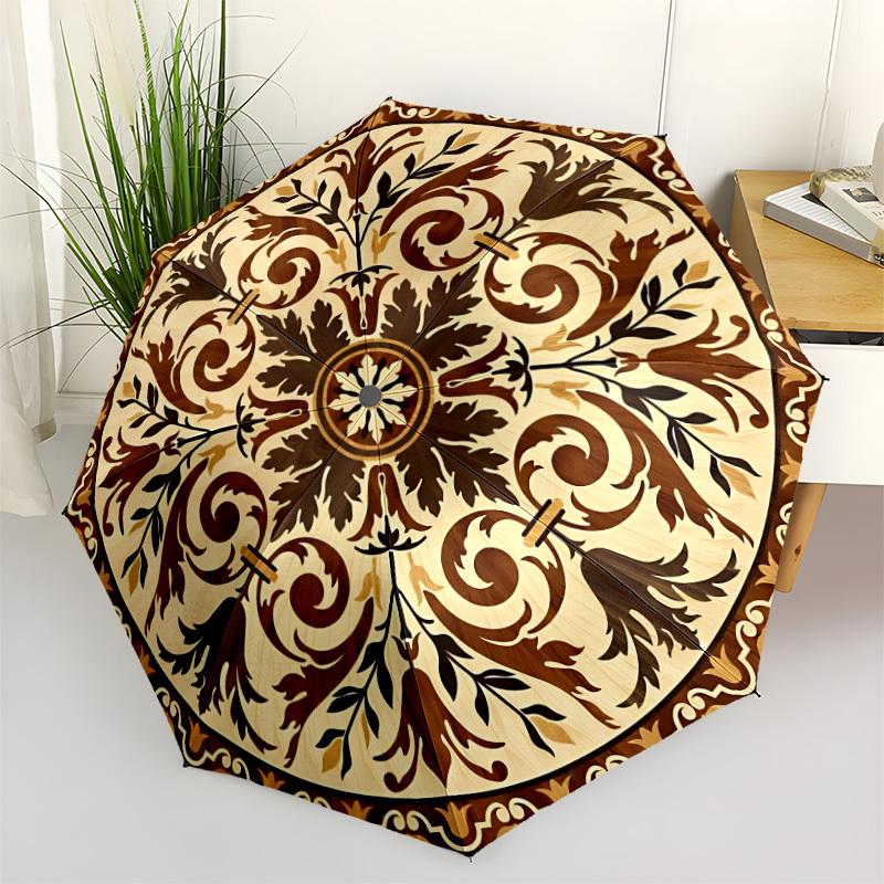 1pc Wooden Inlay Pattern Automatic Folding Umbrella. casual outdoor accessory, for all seasons yy250924052
1pc Wooden Inlay Pattern Automatic Folding Umbrella. casual outdoor accessory, for all seasons yy250924052