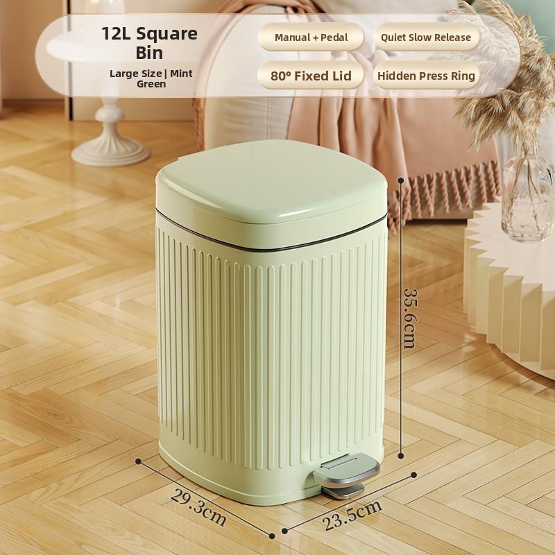 Large Capacity Pedal Trash Can Foot Operated with Lid for Kitchen Bathroom Living Room Household Waste Paper Basket
Large Capacity Pedal Trash Can Foot Operated with Lid for Kitchen Bathroom Living Room Household Waste Paper Basket