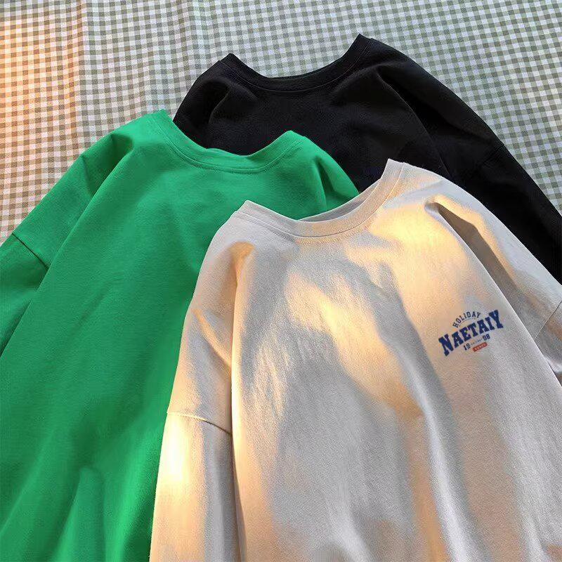 Мужская повседневная футболка из чистого хлопка с круглым вырезом и английским принтом, с коротким рукавом S
Мужская повседневная футболка из чистого хлопка с круглым вырезом и английским принтом, с коротким рукавом S