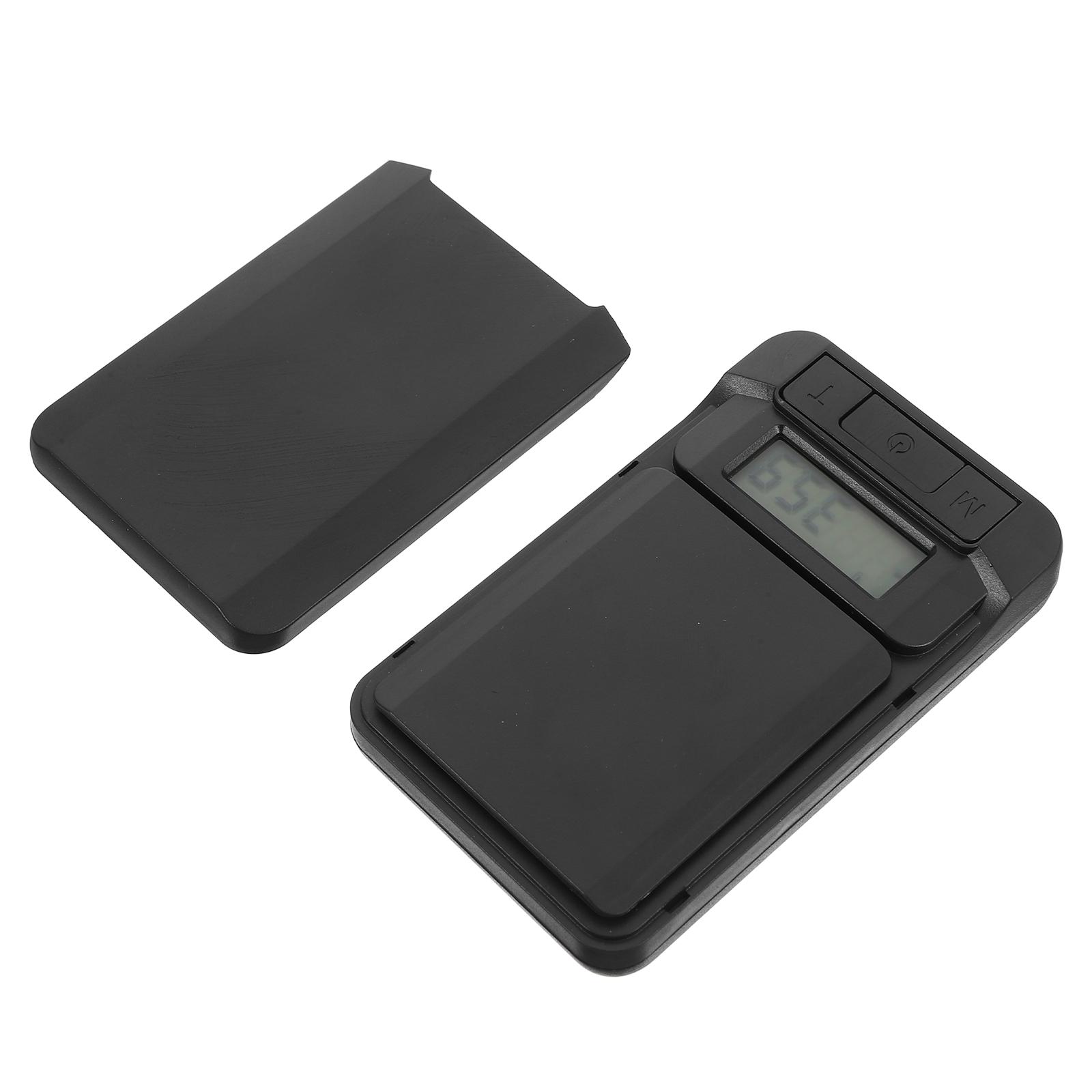1 шт. Мини портативные электронные весы для чая, порошка, ювелирные весы, маленькие настольные весы для домашнего магазина, 200 г/001 г, черные