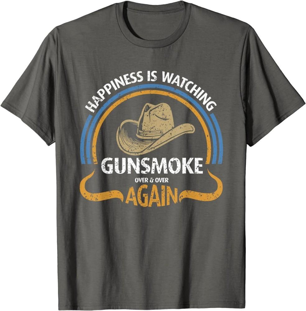 Happiness Is Watching Gunsmoke Over And Over again Cowboy T-Shirt Unisex T-Shirt M
Happiness Is Watching Gunsmoke Over And Over again Cowboy T-Shirt Unisex T-Shirt M