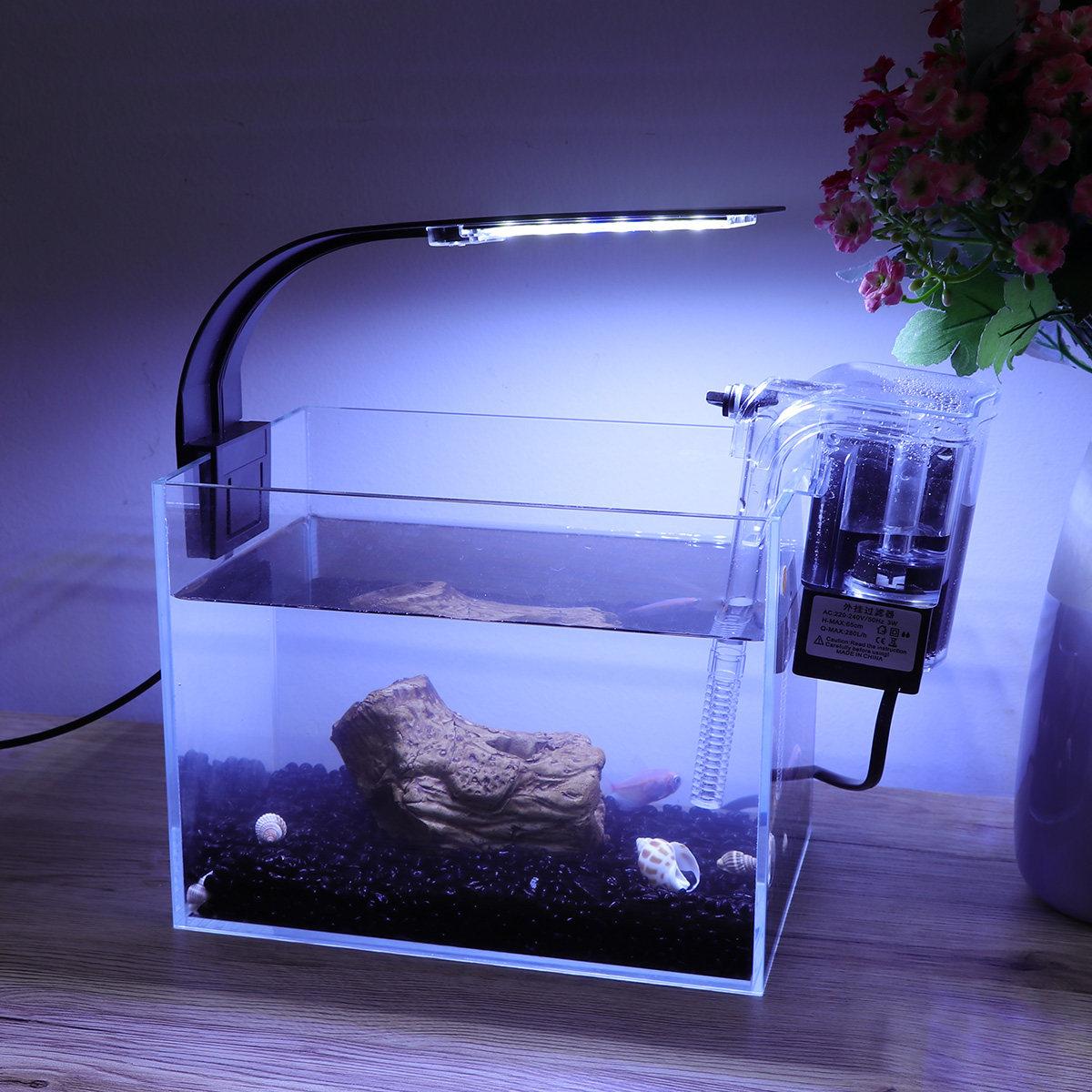 X5 Ultra Thin LED Aquarium Light Waterproof Clip-on Fish Tank Lamp Eu Plug Blue White Light Enhance Photosynthesis Promote Plant EU Plug
X5 Ultra Thin LED Aquarium Light Waterproof Clip-on Fish Tank Lamp Eu Plug Blue White Light Enhance Photosynthesis Promote Plant EU Plug