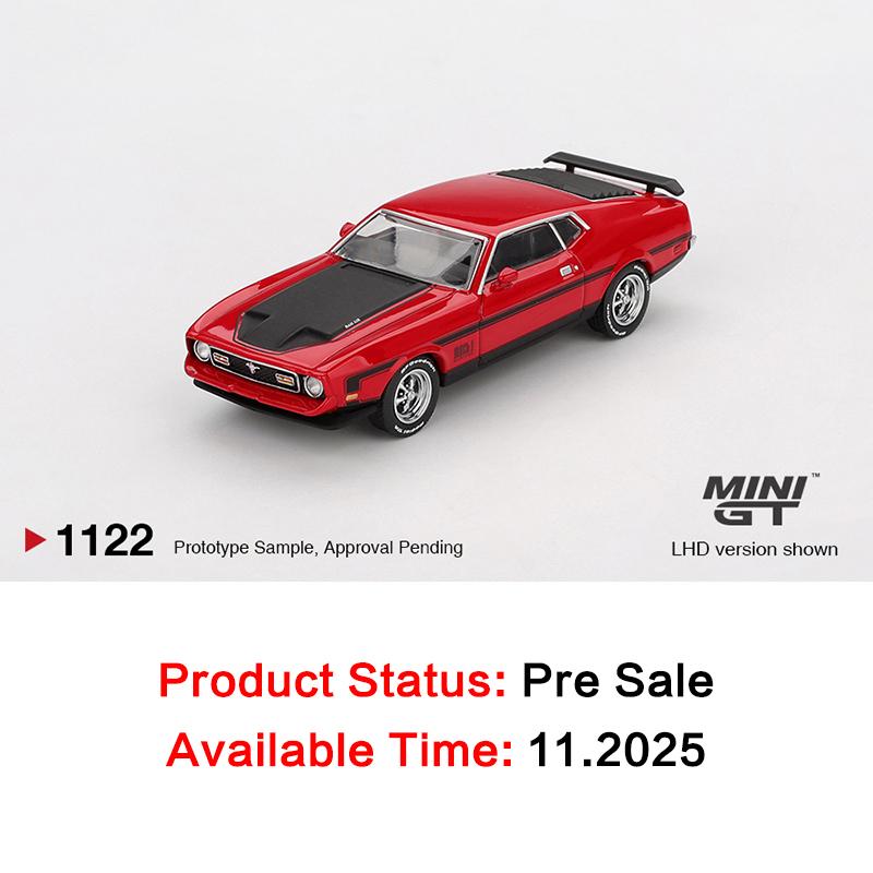 MINIGT In Stock 1122 1:64 Ford Mustang Mach1 1971 Race Red Diecast Car Model Collection Toys
MINIGT In Stock 1122 1:64 Ford Mustang Mach1 1971 Race Red Diecast Car Model Collection Toys