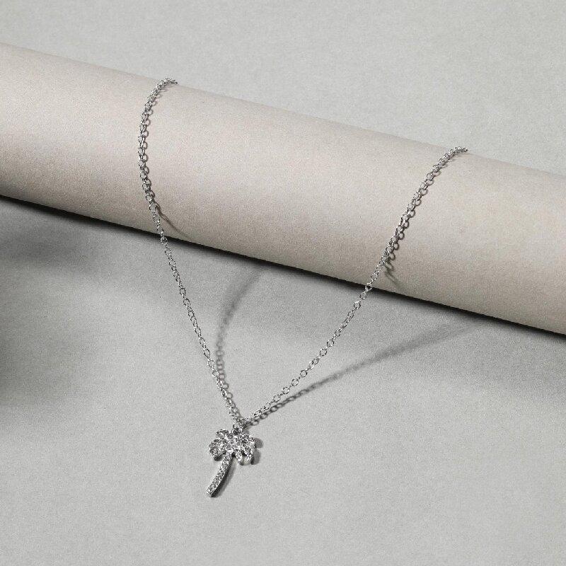 Palm Tree Pendant Necklace for Women, Crystal Rhinestone Summer Jewelry, Elegant Everyday Beach Layered Accessory Gift
Palm Tree Pendant Necklace for Women, Crystal Rhinestone Summer Jewelry, Elegant Everyday Beach Layered Accessory Gift