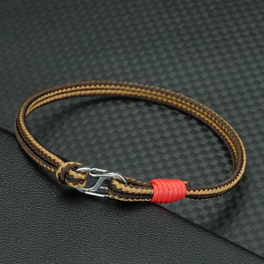 Stylish Men Bracelet Grade A Ethnic Rope 6 Colors Stainless Steel Connection Buckle Locomotive Cool Riding Accessories Pulseria 20.5cm 8.1Inch
Stylish Men Bracelet Grade A Ethnic Rope 6 Colors Stainless Steel Connection Buckle Locomotive Cool Riding Accessories Pulseria 20.5cm 8.1Inch