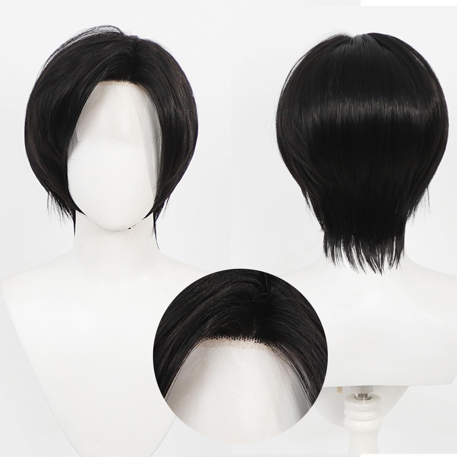 14 Inch Cosplay Wig Universal Synthetic Lace Front Wig Short Anime Wig Middle Part Straight Cos Wig With Bangs for Daily 14inches&150%
14 Inch Cosplay Wig Universal Synthetic Lace Front Wig Short Anime Wig Middle Part Straight Cos Wig With Bangs for Daily 14inches&150%
