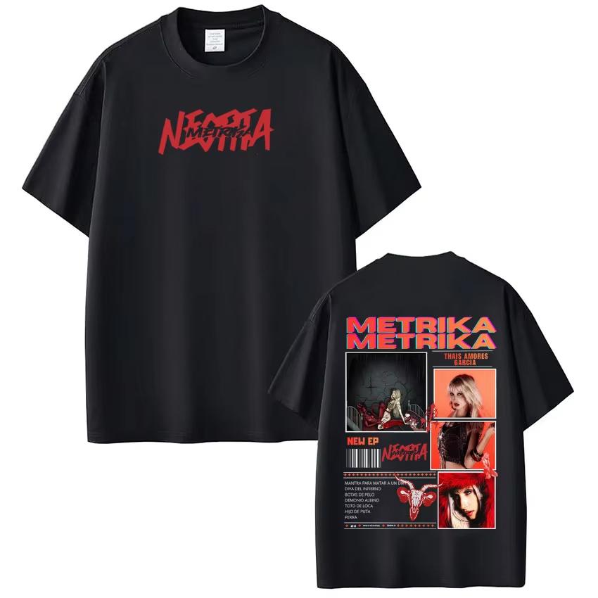 singer metrika New album Tour printed Tshirt men women Aesthetic trendy Shortsleeved pure cotton casual Harajuku Tshirts S
singer metrika New album Tour printed Tshirt men women Aesthetic trendy Shortsleeved pure cotton casual Harajuku Tshirts S