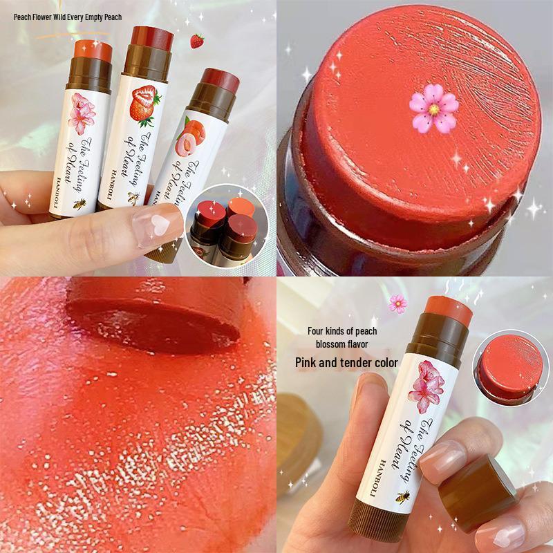 Fruity Tinted Lip Balm: Moisturizes, Nourishes, and Lightens Lip Lines with Sheer Color.
Fruity Tinted Lip Balm: Moisturizes, Nourishes, and Lightens Lip Lines with Sheer Color.