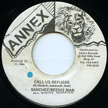 7inch Record SANCHEZ BEENIE MAN Call Us Refugee NONE Annex Jamaica Reggae Ska Dub Used
7inch Record SANCHEZ BEENIE MAN Call Us Refugee NONE Annex Jamaica Reggae Ska Dub Used